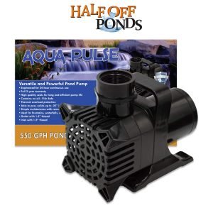 Aqua Pulse 1,600 GPH Submersible Pump for Ponds, Water Gardens, Pondless Waterfalls and Skimmers
