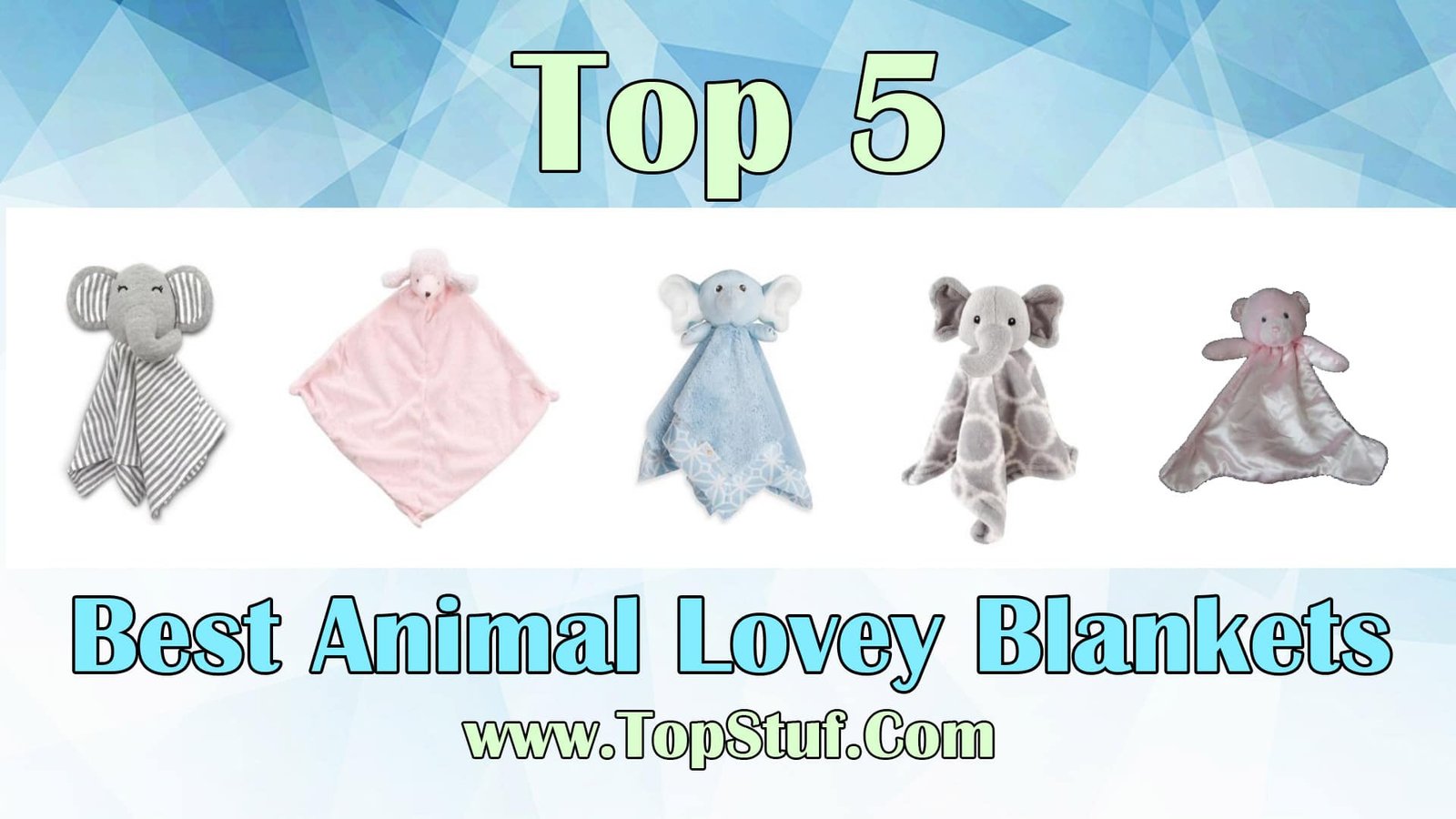 lovey animal blankets